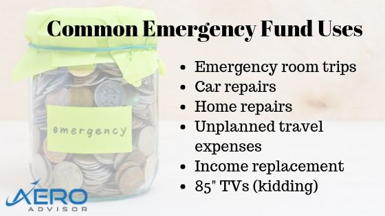 emergency fund uses